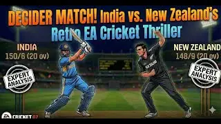 Decider Match! India vs. New Zealand's Retro EA Cricket Thriller