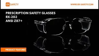 Prescription Safety Glasses RX-202 | ANSI Z87 | RX Safety