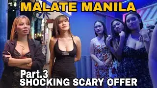 MALATE MANILA | NIGHT WALK | NIGHTLIFE SCENES | MABINI | PHILIPPINES🇵🇭