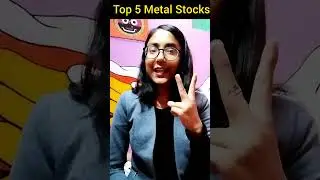 Here are Top 5 #metal sector stocks listed in #stockmarket #shorts