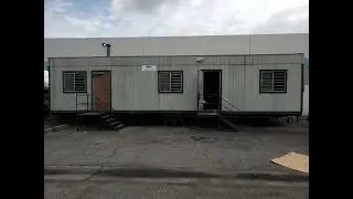 2013 12 x 48 Modular Trailer Construction / Sales / Office / Job-site Trailer 2 Doors 2 Wheels Air