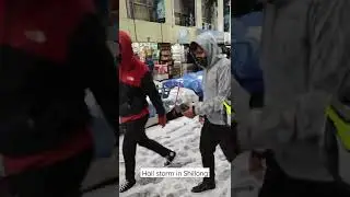 Hailstorm in Shillong