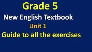 class 5 English/new textbook/unit 1/grade 5 New English book/guide