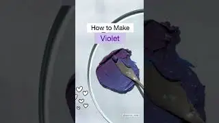 How to make Violet Colour | #shorts #youtube