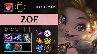 Zoe Top vs Volibear - KR Master Patch 26.02