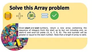 Solve this problem using Java: Array StartEnd