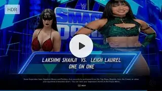 Indian Wrestler Lakshmi Shahji🔥😱 vs Leigh Laurel | SmackDown Fight | WWE 2K24 | PS 5 | Gameplay
