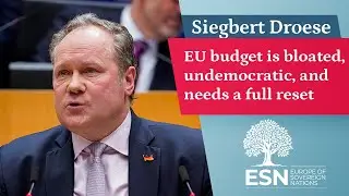 The EU budget is bloated, undemocratic and needs a full reset!