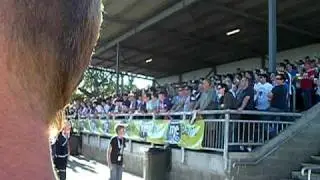 Perth Glory Fans in The Shed - Giving the keeper stick!