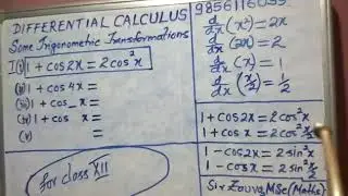 XII MATHEMATICS (MIZO) CALCULUS