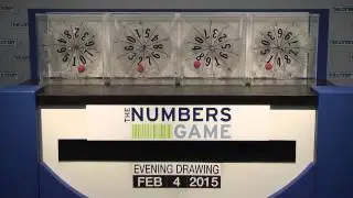 Evening Numbers Game Drawing: Wednesday, February 4, 2015