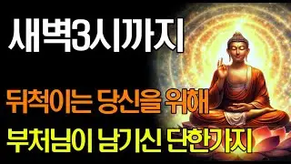 잠이 안 와서 이 영상 듣고 있다면, 부처님이 알려주신 이 방법 꼭 해보세요 | 수면 명상 | 밤에 듣는 법문 |