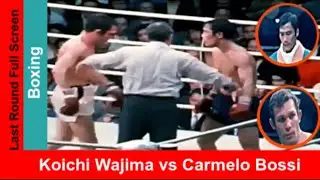 Koichi Wajima (Japan) vs Carmelo Bossi (Italy, white trunks) Widescreen Highlights & Slow motion