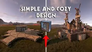 NEW Rust Base Design, Simple and Cozy - Solo/Duo ( 3 Bunkers and 4 walls to the TC )