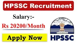HPSSC Vacancy 2022 | HPSSC New Vacancy 2022