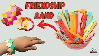 DIY Paper Bracelet in 5 Min: No Tools Needed – Viral Friendship Band Hack!