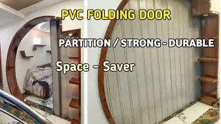 Collapsible Folding PVC Door #partition #hyderabad 📞7676696786 #kgn #pvc #home #kgnservices #safe