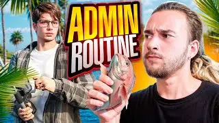 HE WAS JUST FISHING In the Wrong Place... Admin's routine on Grand RP!