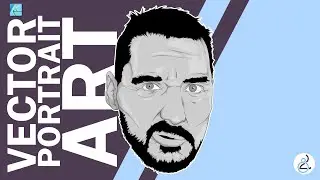 Drawing Vector Portrait Practice Session in Affinity Designer