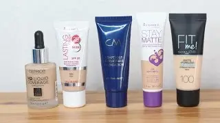 Мои БЮДЖЕТНЫЕ тональные основы/ Spring 2017
