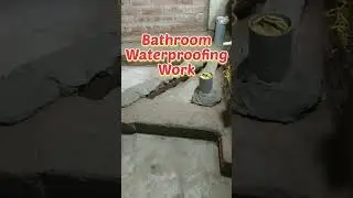 Bathroom Waterproofing Work Delhi #waterproofing #construction #delhi