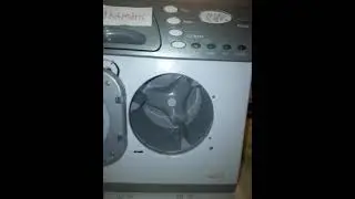 Hotpoint vs Samsung spinning drum with hand #shorts