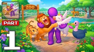 Zoo Keeper Idle - Gameplay Walkthrough Part 1 - Build Zoo Manage Wildlife (iOS, Android)