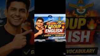 Airforce Y Group English 🔥 Most Important Topics | Guaranteed Questions
