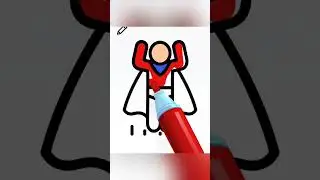 easy drawing Superman for kids#shorts