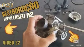 Video 22 | Carburador Dafra Laser, (Sundown, Fym,Shineray...) gravado em 2020