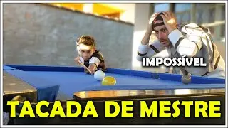 HUMILHEI O DIG&Atilde;O NO BILHAR, DE VIRADA