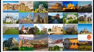 Famous Castles |  Castles Vocabulary Names you need to know #kidseducation  #kidslearning #castle