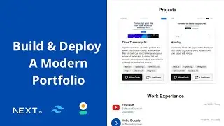 Build and Deploy Your Modern Portfolio with Next.js, Tailwind CSS, DaisyUI, and Vercel ! 🚀