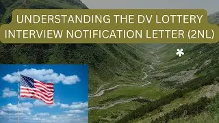 What Does the Diversity Visa Lottery Interview Notification Letter Look Like? #immigration #usa