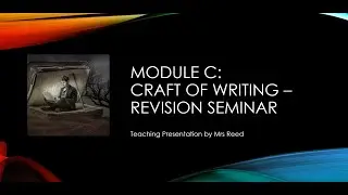HSC Standard Module C Revision Seminar