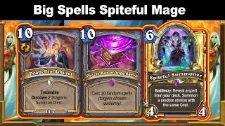 Spiteful Summoner Big Spells Mage Is SO FUN! Part #2 | Fractured in Alterac Valley | Hearthstone