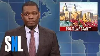 Weekend Update on Pro-Trump Graffiti Artist's Arrest - SNL