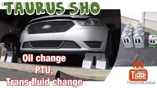 Taurus SHO - Oil Change, Trans, PTU - full service  PPE DOWNPIPES :(