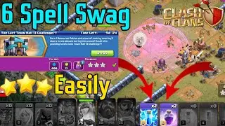 6 Spell Swag 😎 The Last Th13 Challenge | How Do 3 Star the Last th13 Challenge!?