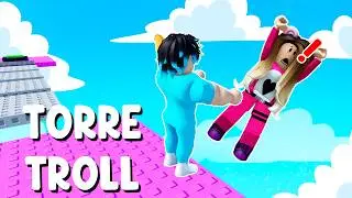TROLLEO a MI NOVIA en la TORRE TROLL DEL ABRAZO! Roblox