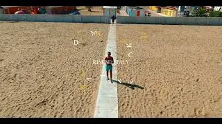 Rimini Beach, Italy from Above 🇮🇹 | Cinematic Drone Film (4K)