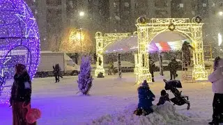 Watch how Almaty turns into disney land😍❄️.