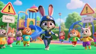 Officer Bunny&rsquo;s Safety Song 👮🐰🚸 | Learn & Sing Safety Rules with a Bunny Beat!