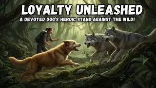 A Loyal Dog vs Wild Wolves | Inspiring Animal Story | Jungle Adventure Story