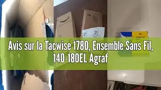 Avis sur la Tacwise 1780, Ensemble Sans Fil, 140-180EL Agrafeuse/Cloueuse 12V, H12-7 Pistolet &agrave; Coll