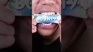 ASMR Bounty Choco🏝️🍫 | Escape into a world of tropical paradise with every bite #ASMR