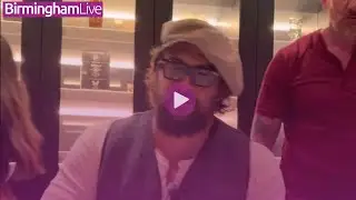 Hollywood star Jason Momoa shares his love of Birmingham