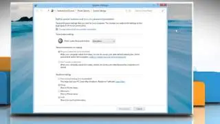 How to turn on and turn off Fast Startup option in Windows&reg; 8.1