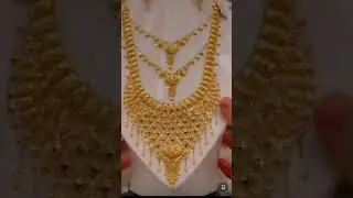 Gold jewelry #bridalsets#stylishjewellery#youtubeshorts@fashionsense-1