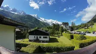 Chamonix/Mt Blanc France - The View from our Apartment on a Clear Day